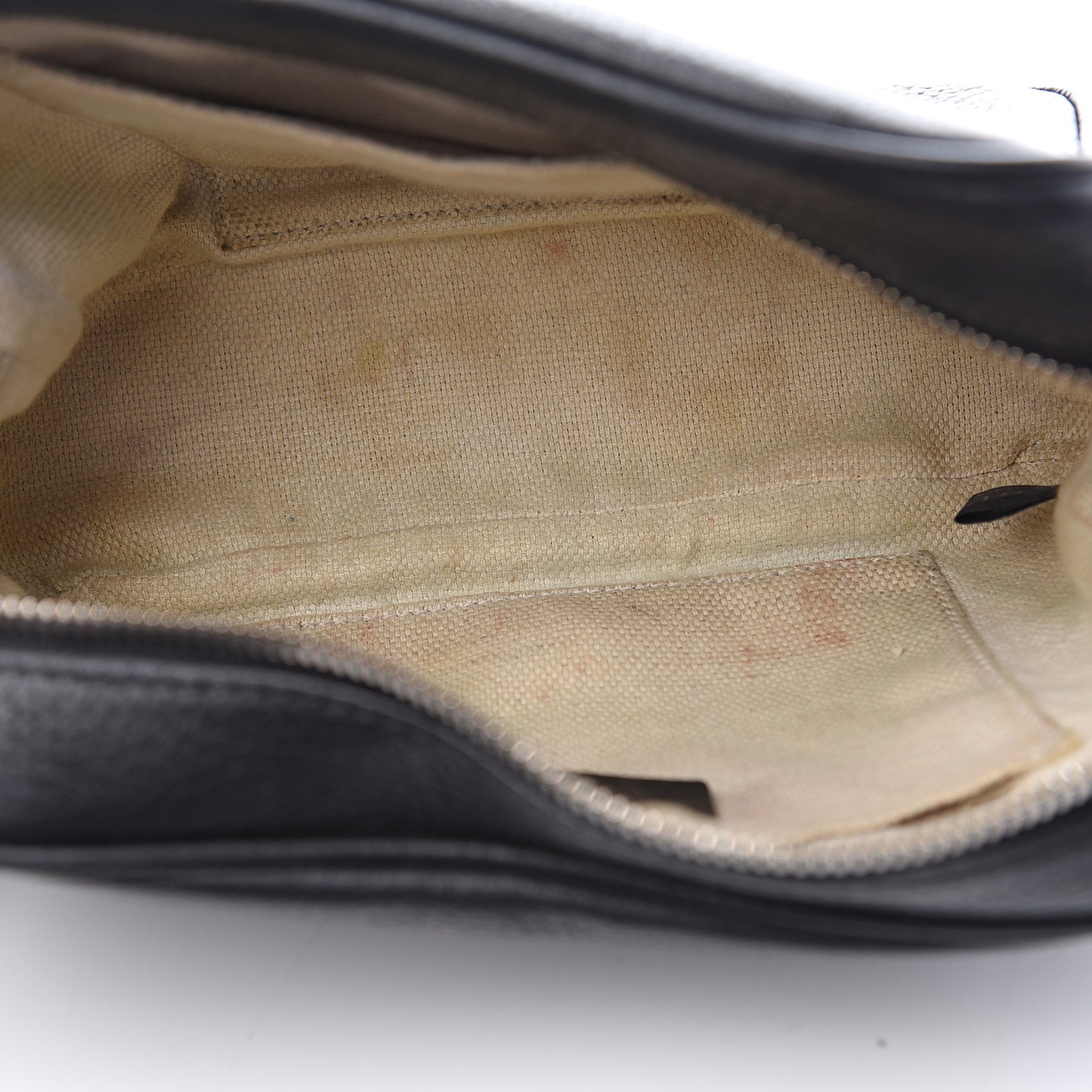 Pebbled Calfskin Small Soho Disco Bag Black