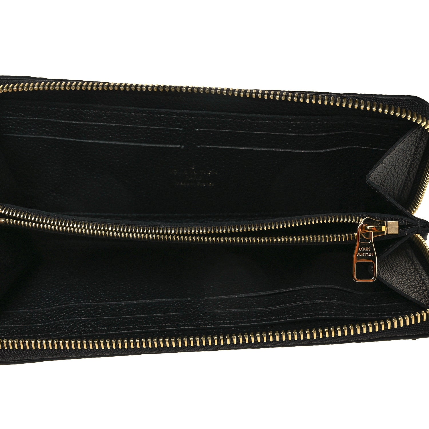 Louis Vuitton Empreinte Clemence Wallet Black 5 of 8