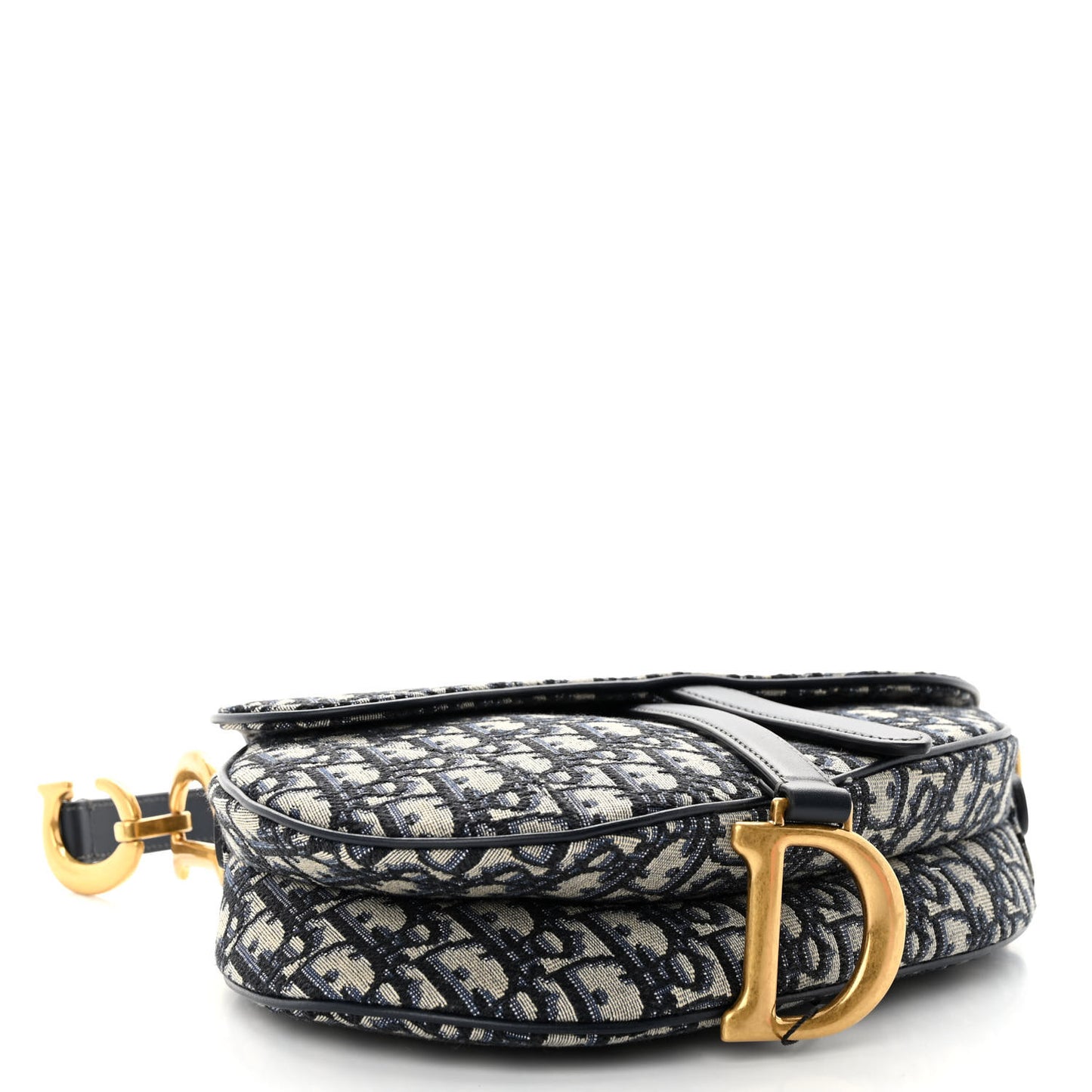 Oblique Saddle Bag Blue