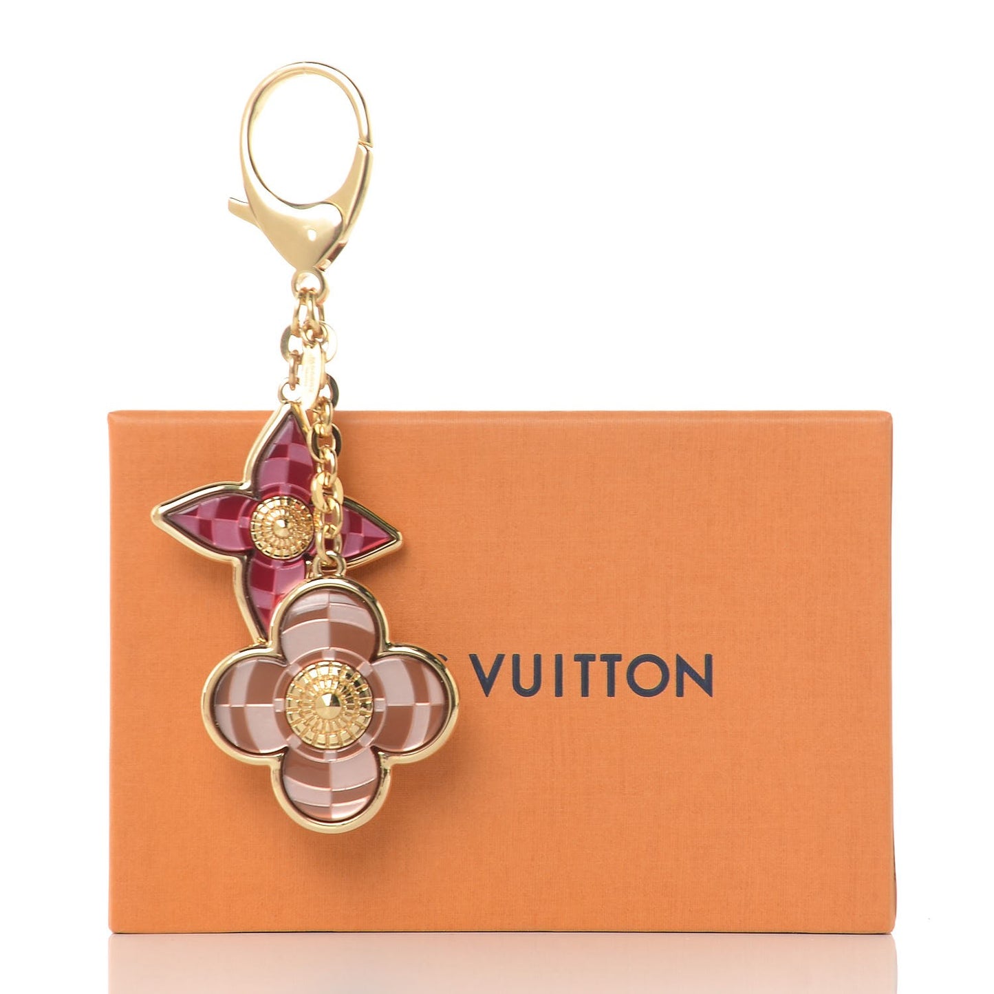 Metal Resin Mosaique Bag Charm Rouge Fauviste