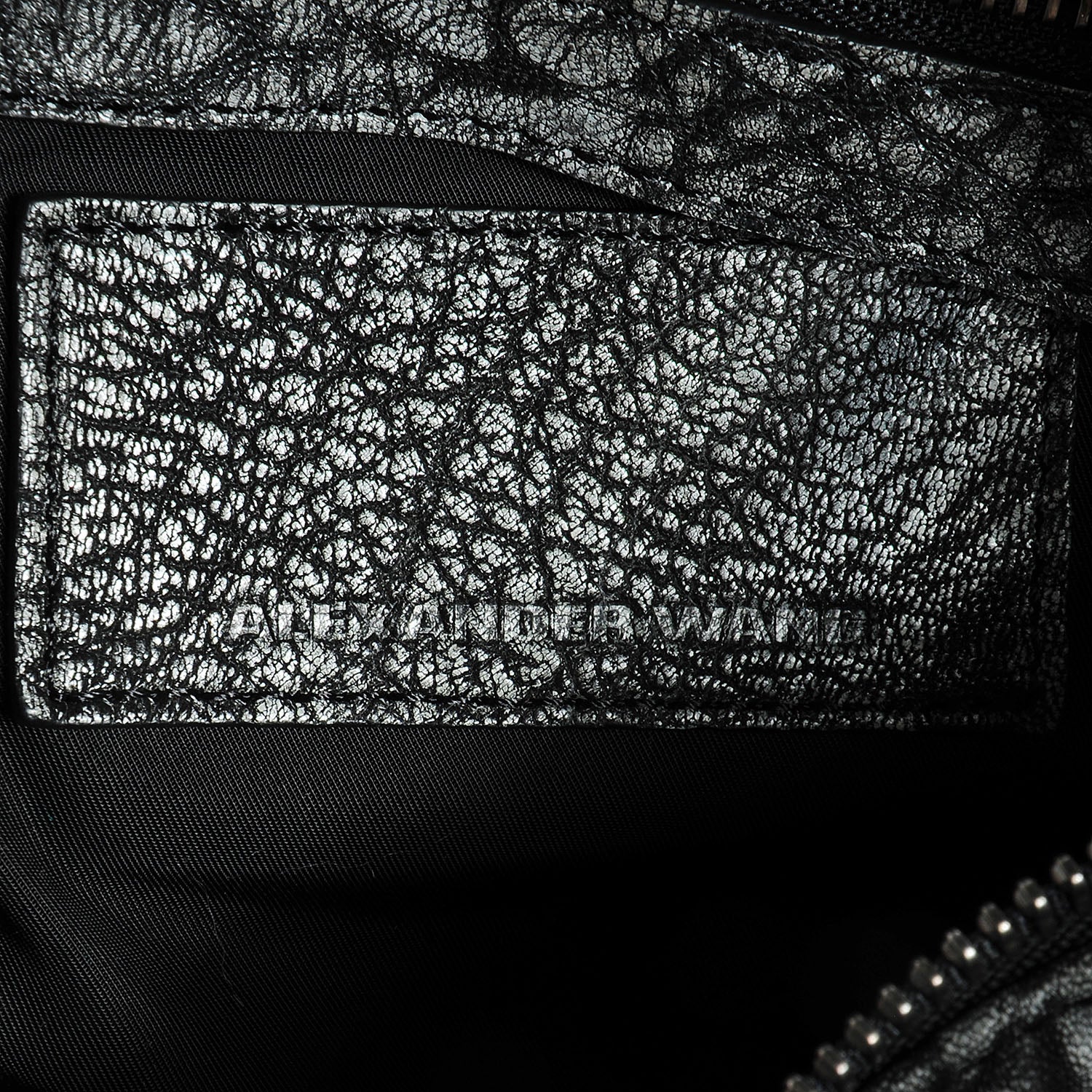 Alexander Wang Lambskin Rocco Dumbo Satchel Silver 6 of 8