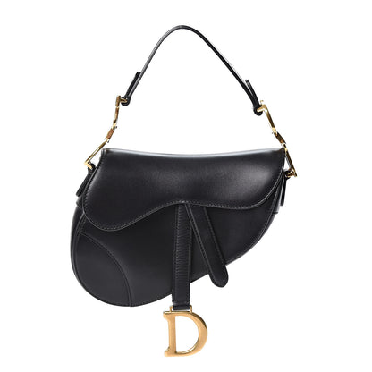 Christian Dior Calfskin Mini Saddle Bag Black 1 of 8