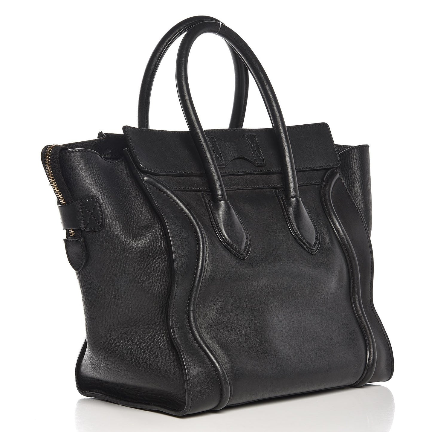 Smooth Calfskin Mini Luggage Black