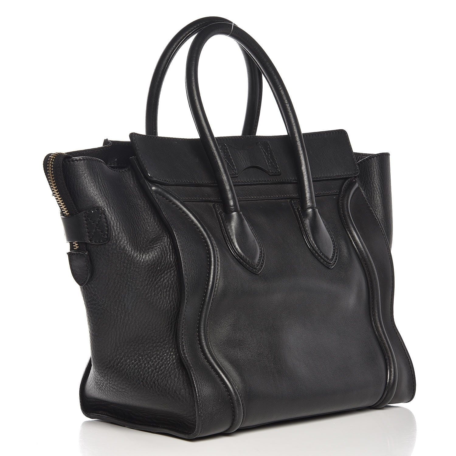 Celine Smooth Calfskin Mini Luggage Black 3 of 17