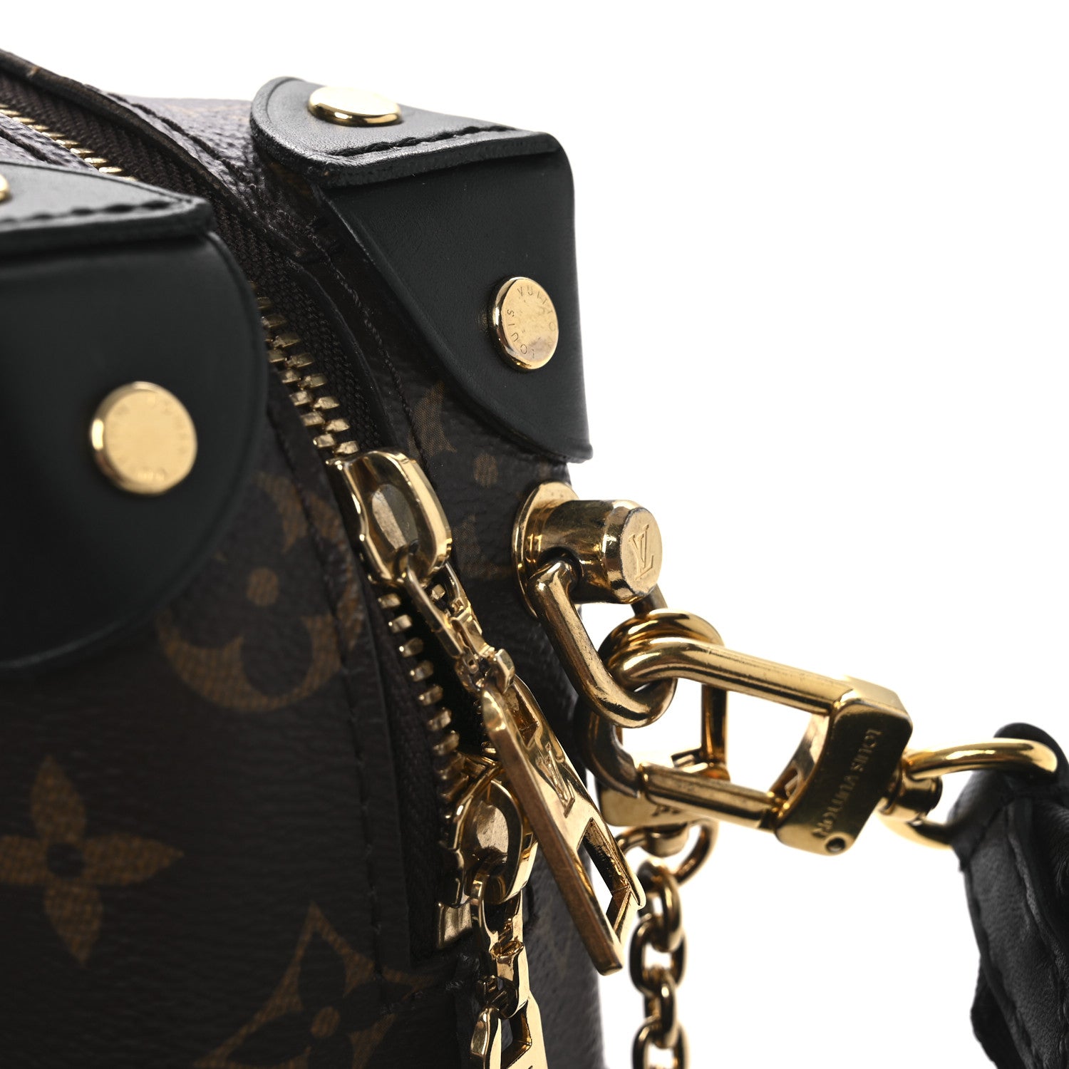 Louis Vuitton Monogram Petite Malle Souple Black 1769336