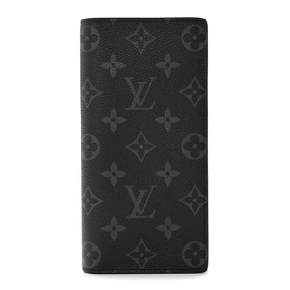 Louis Vuitton Monogram Eclipse Brazza Wallet 1 of 8
