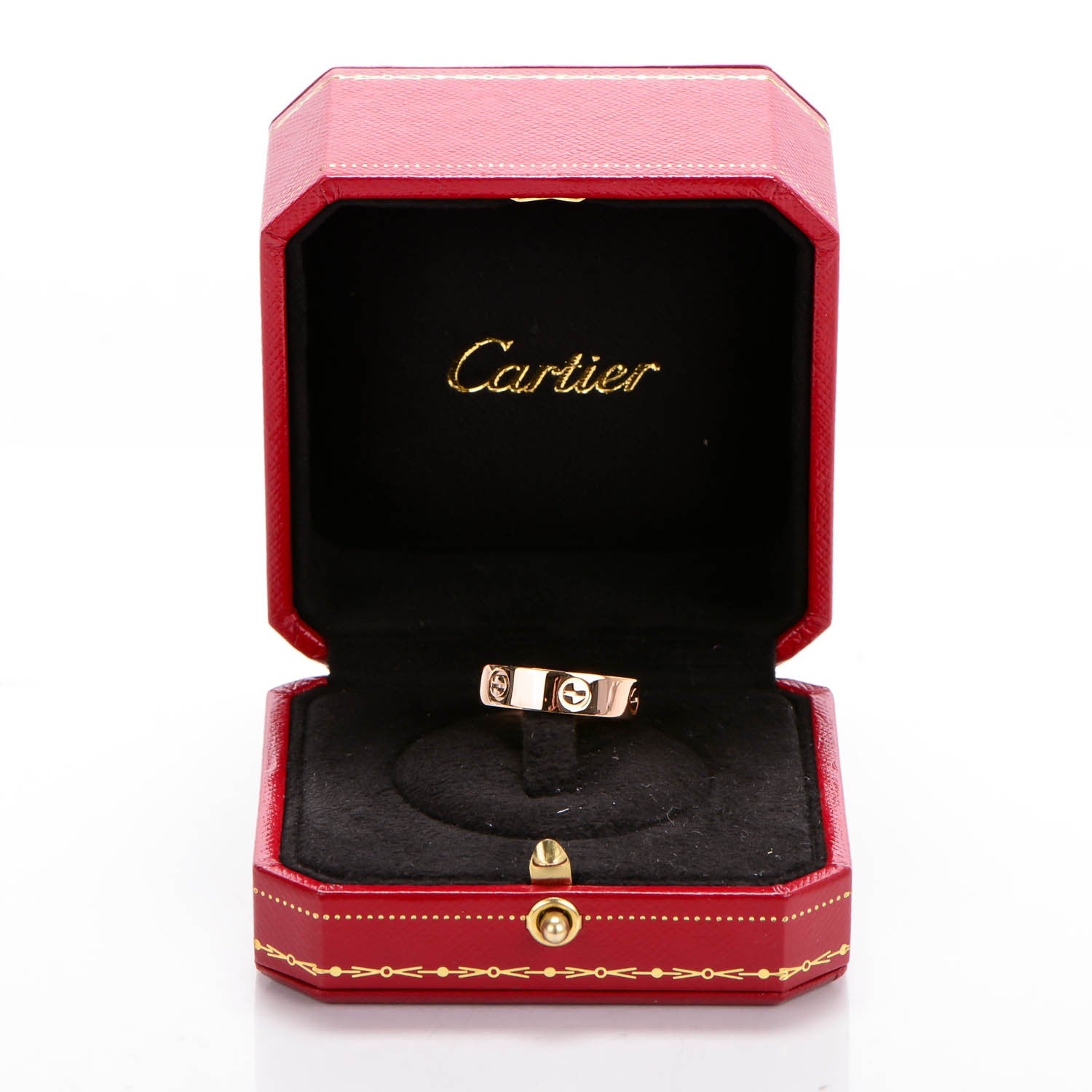 Cartier 18K Pink Gold 5.5mm LOVE Ring 58 8.25 5 of 5
