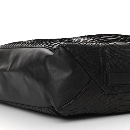 Celine Python Vertical Cabas Black 9 of 12