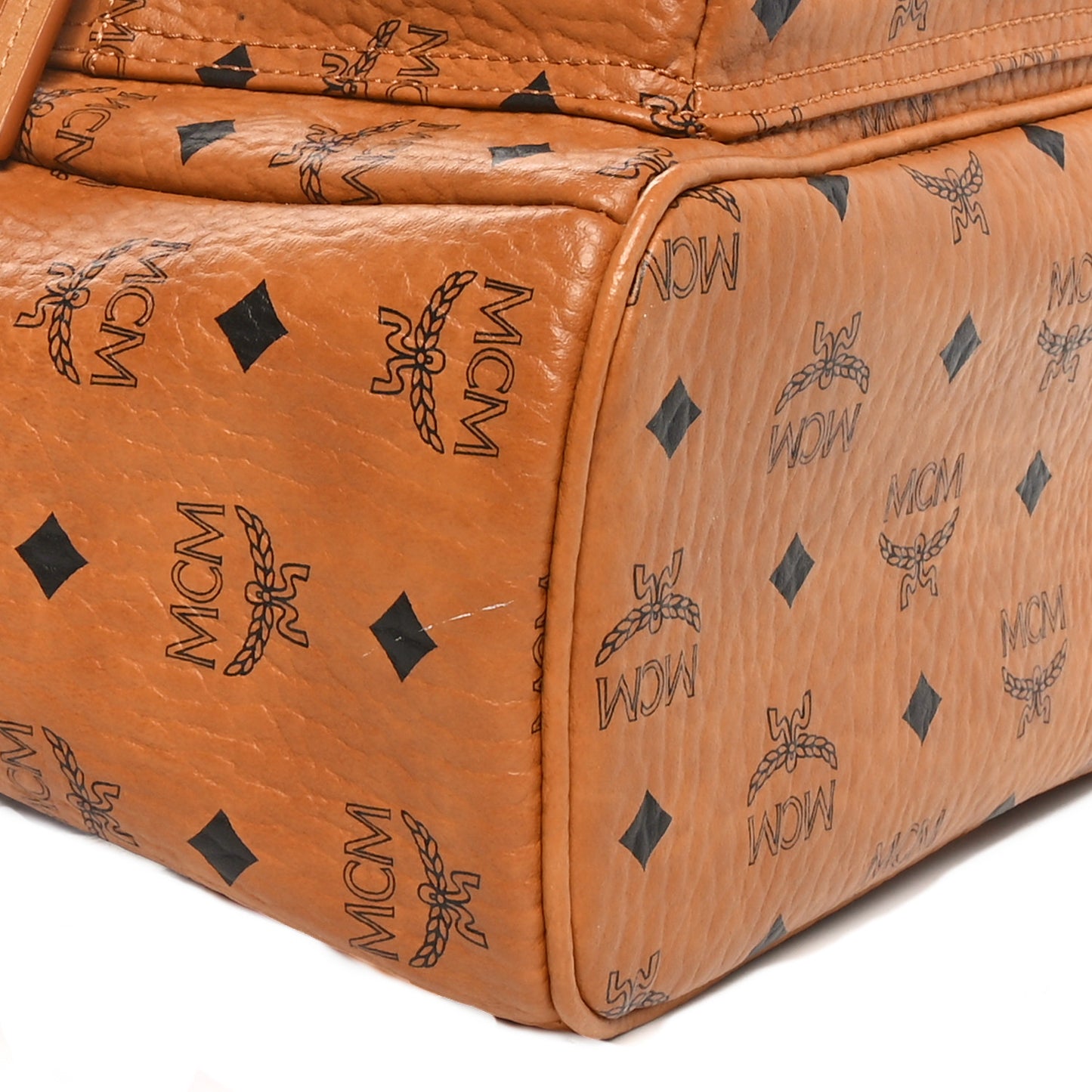 Visetos Studded Small Stark M Backpack Cognac