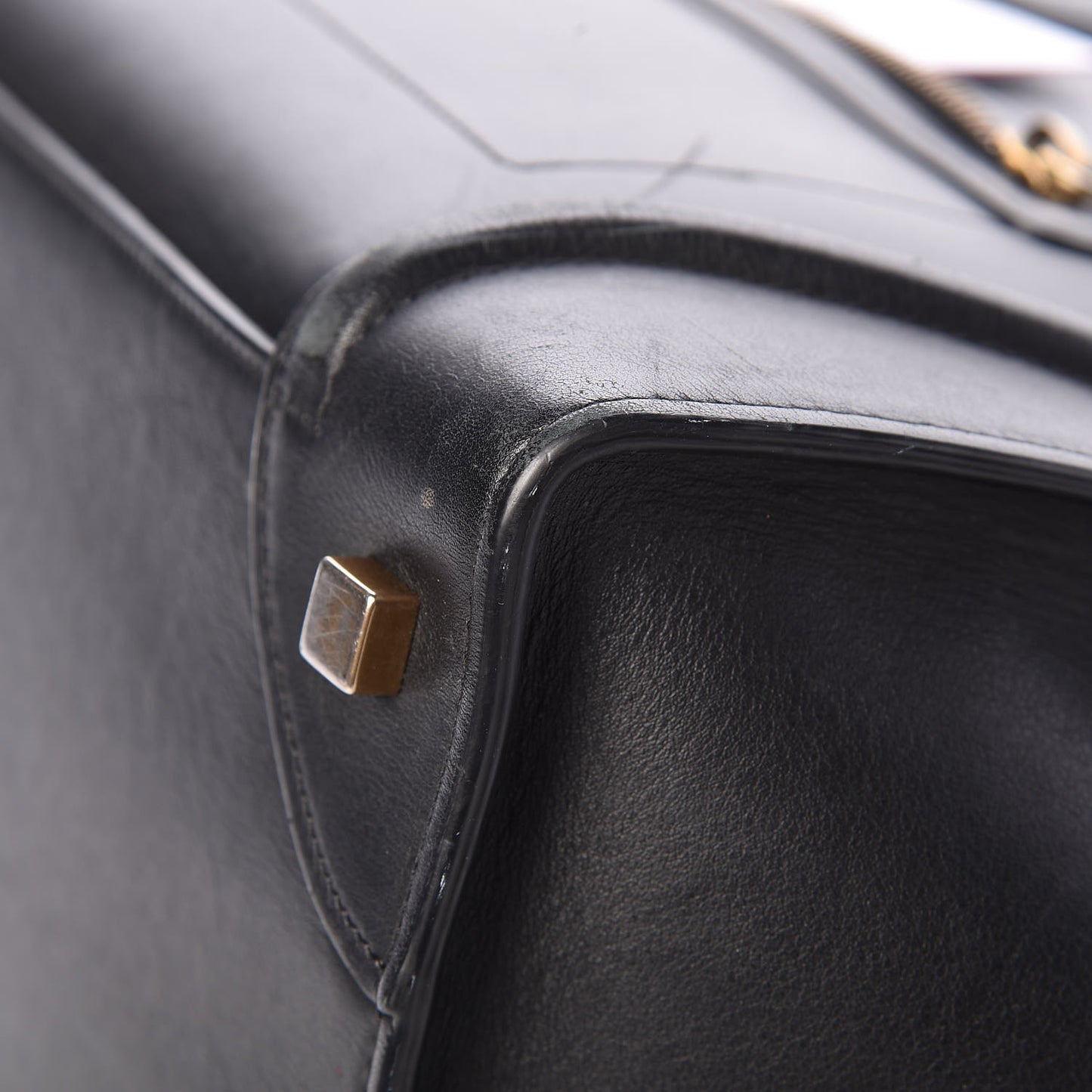 Smooth Calfskin Mini Luggage Black