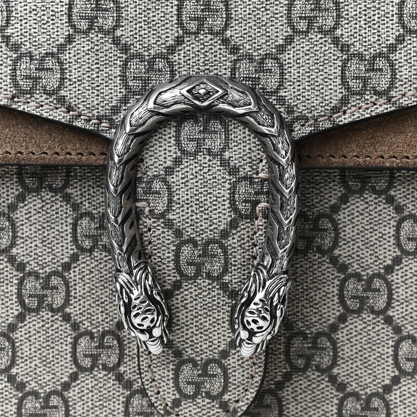 GG Supreme Monogram Mini Dionysus Shoulder Bag Taupe