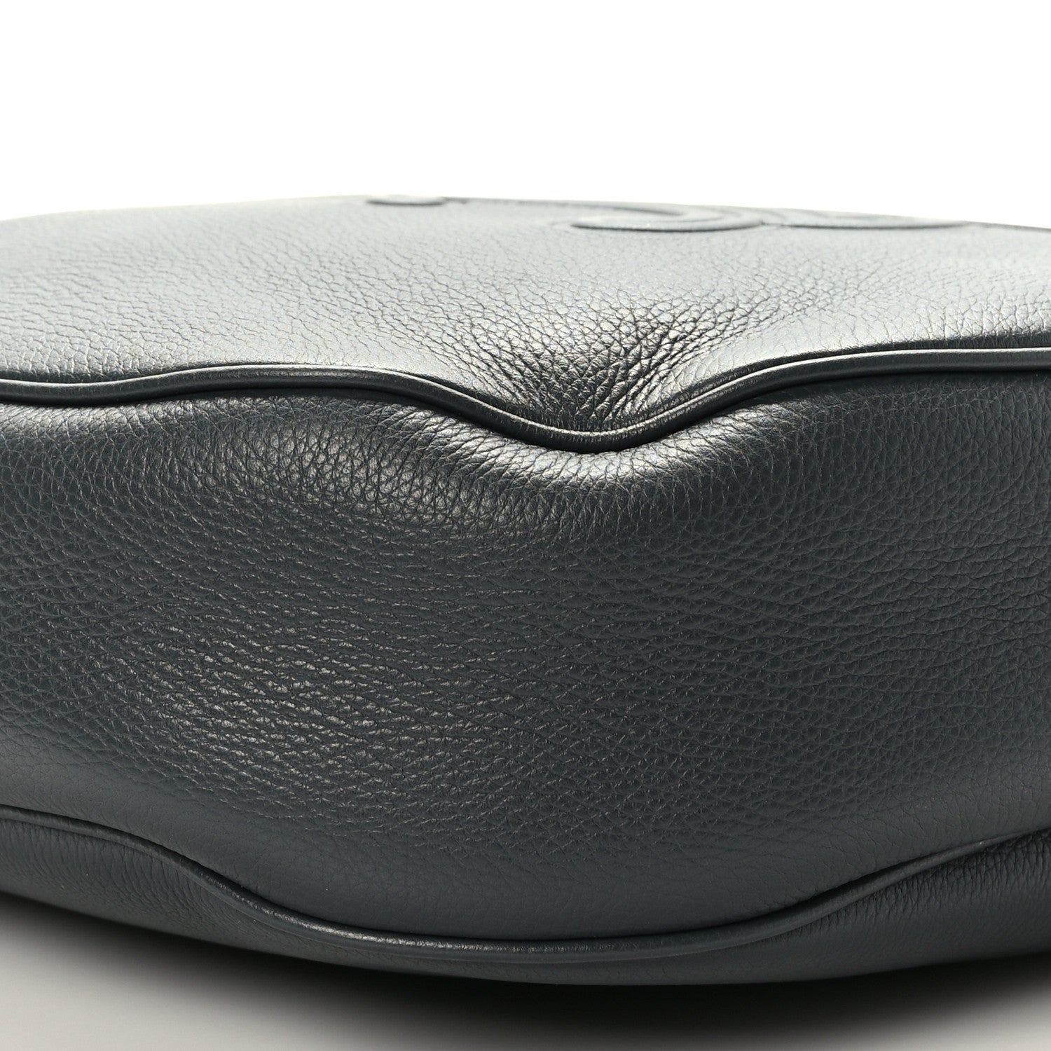 Celine Calfskin Triomphe Heloise Shoulder Bag Slate Grey 7 of 8