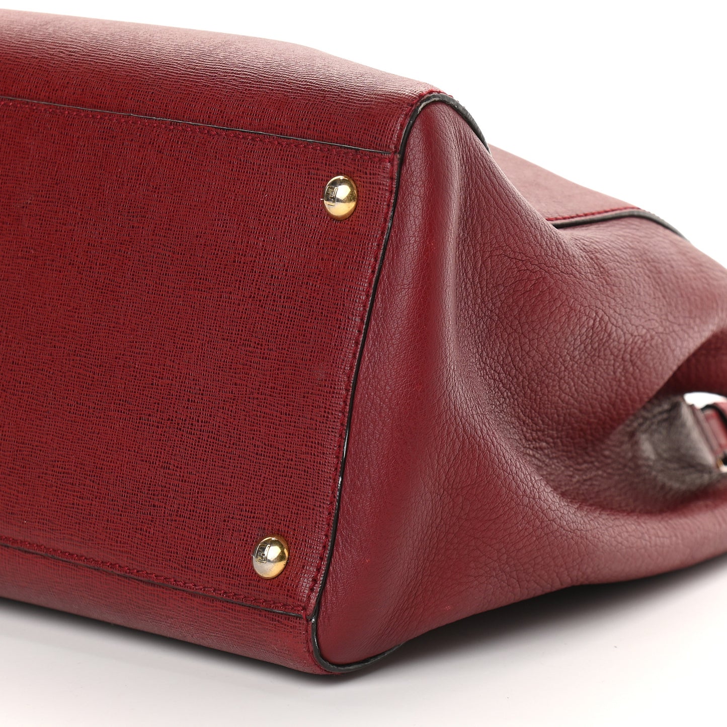 Vitello Elite Regular 2Jours Tote Rosso Scuro Ciliegia
