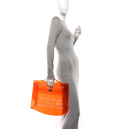 Hermes Vinyl Souvenir De L'Exposition Kelly Orange 2 of 8