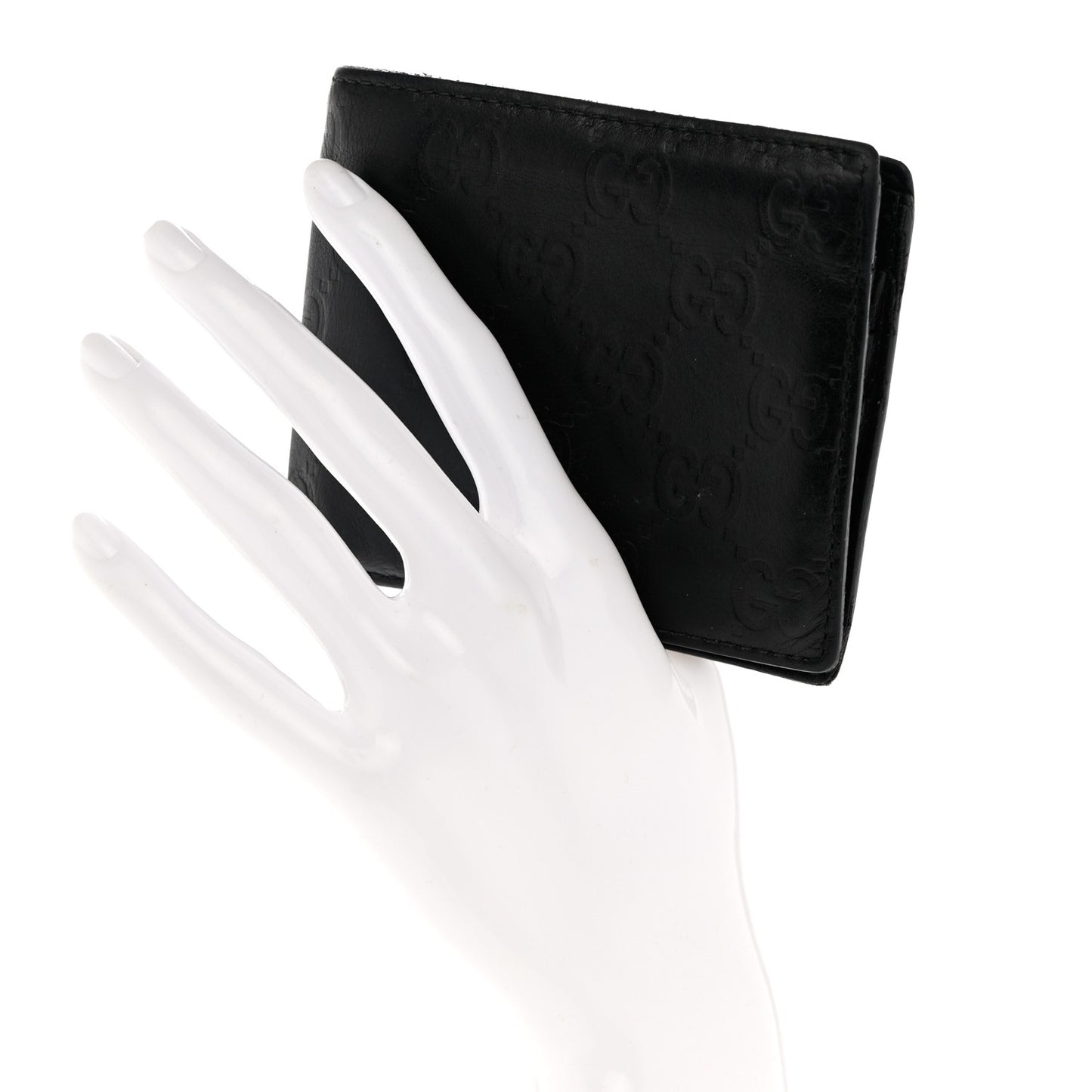 Guccissima Avel Bi-Fold Wallet Black