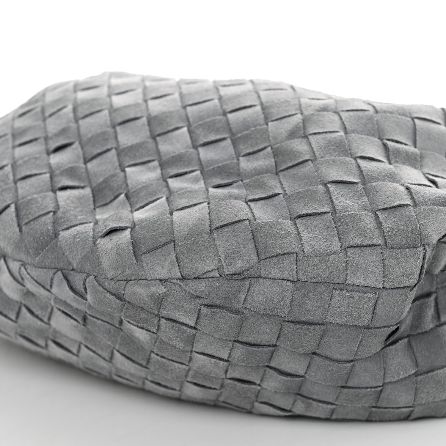 Bottega Veneta Suede Calfskin Intrecciato Teen Jodie Hobo Thunder 10 of 11