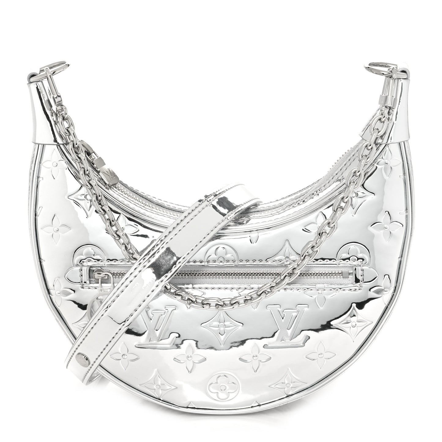 Monogram Miroir Loop PM Silver