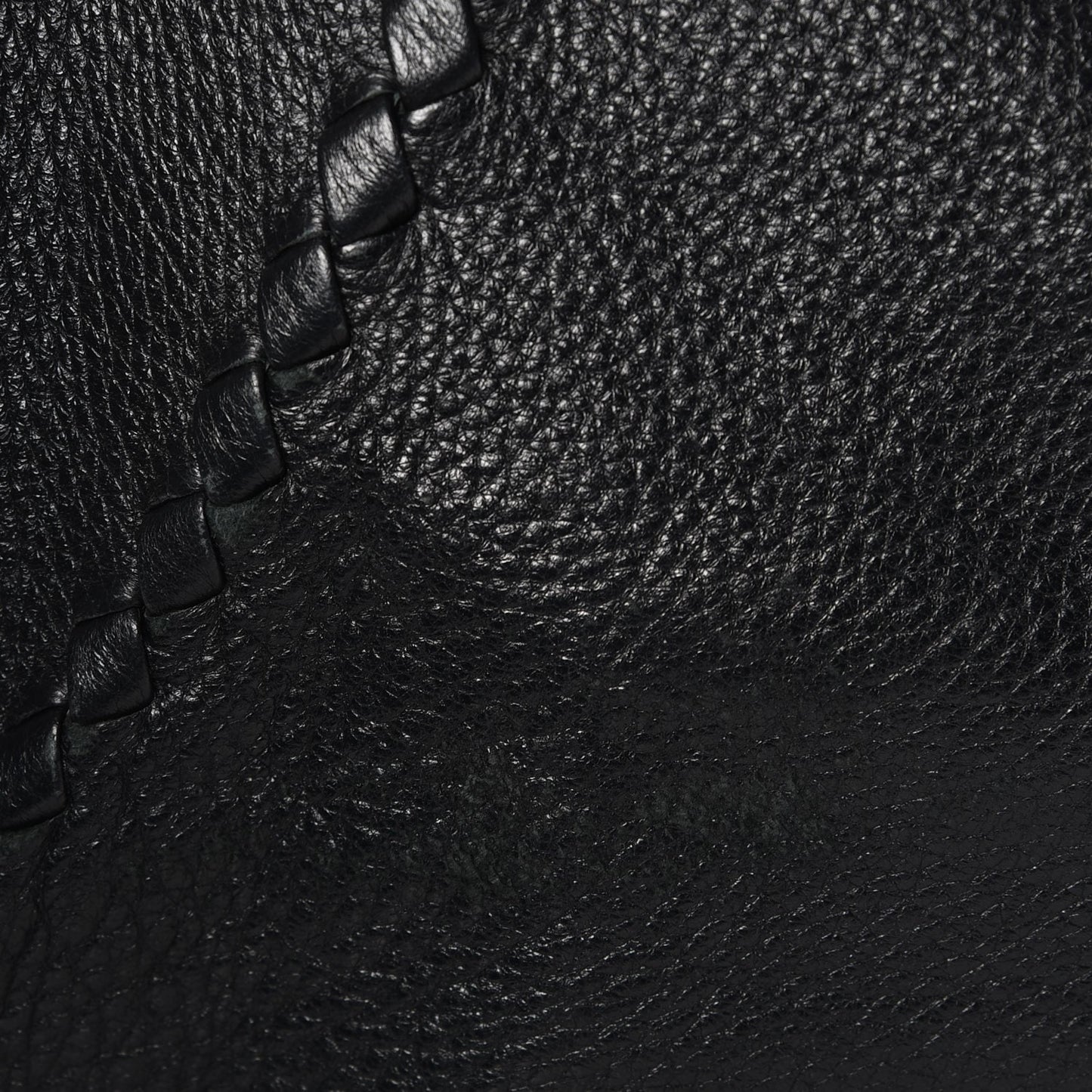 Cervo Deerskin Large Hobo Nero Black