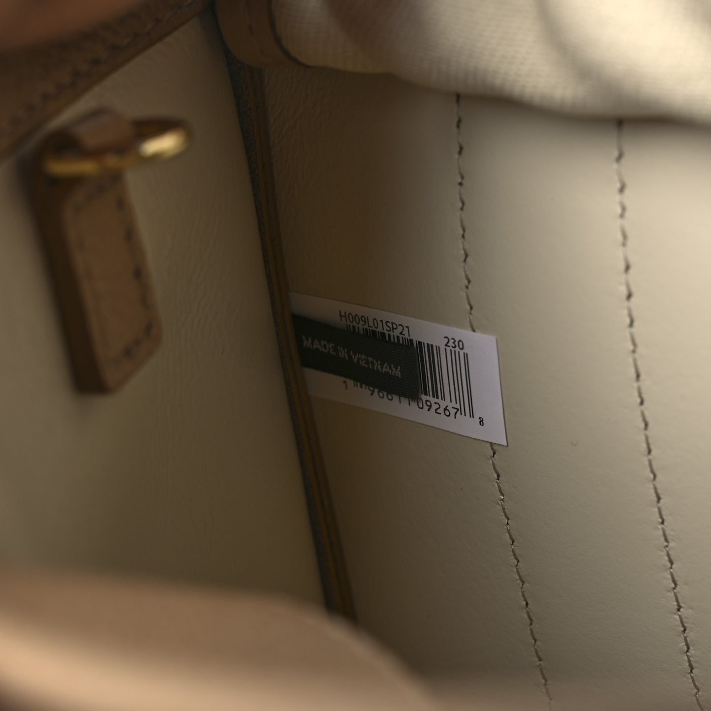 Grained Calfskin Small The Tote Camel