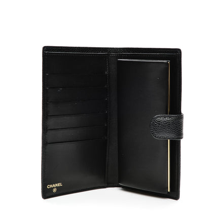 Chanel Caviar Timeless CC French Wallet Black 5 of 8