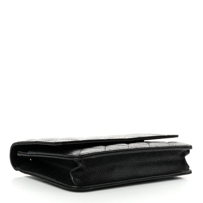 Chanel Caviar Quilted Wallet on Chain WOC Black 4 of 11