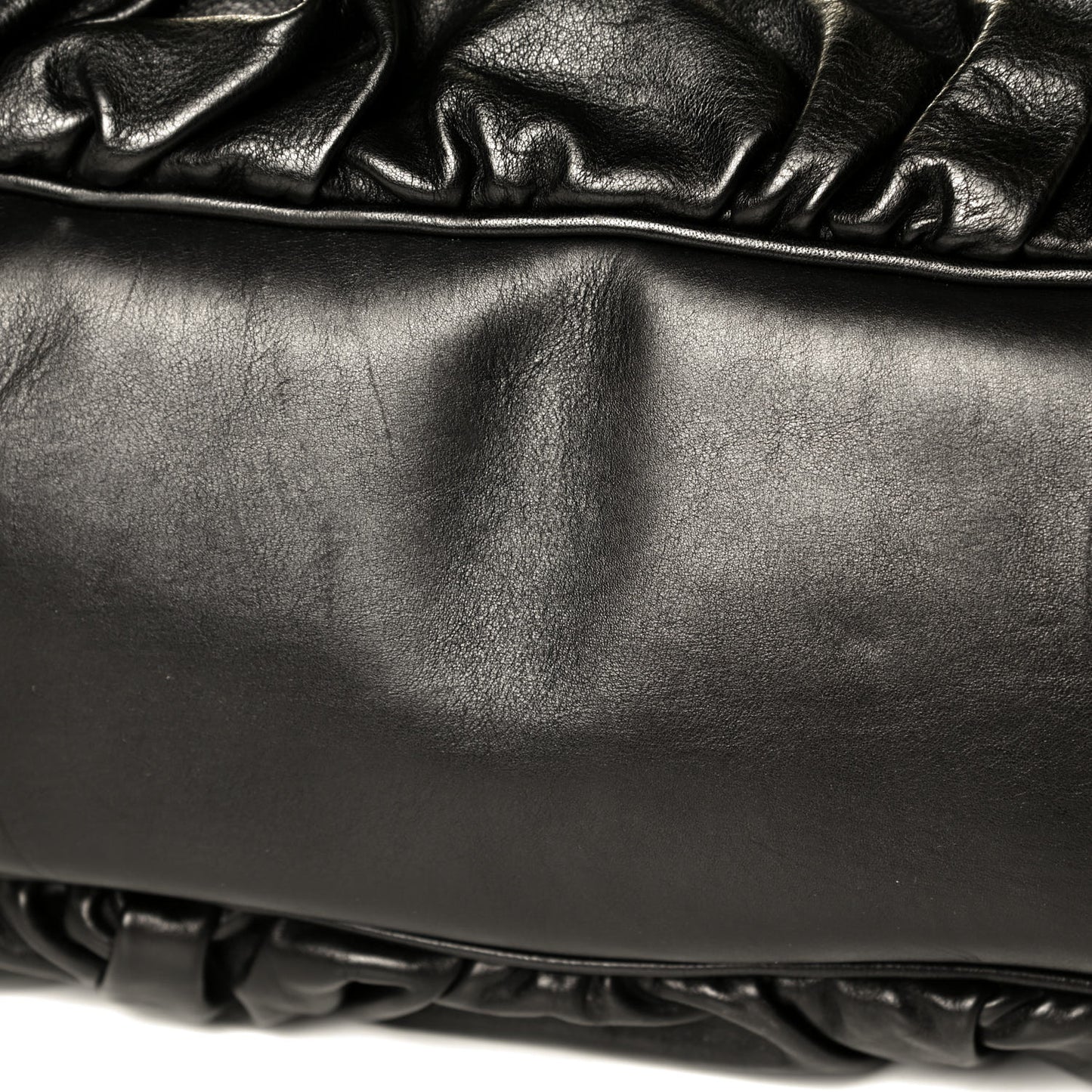 Calfskin Large Jockey Hobo Black