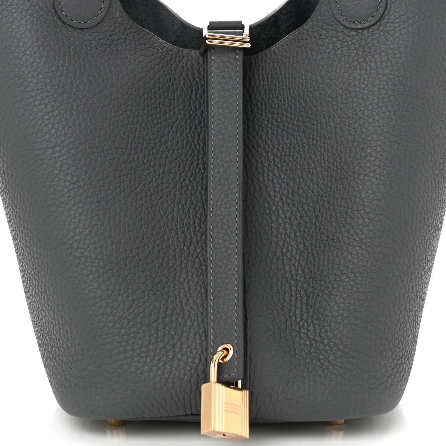 Hermes Taurillon Clemence Picotin Lock 18 PM Ardoise 8 of 11