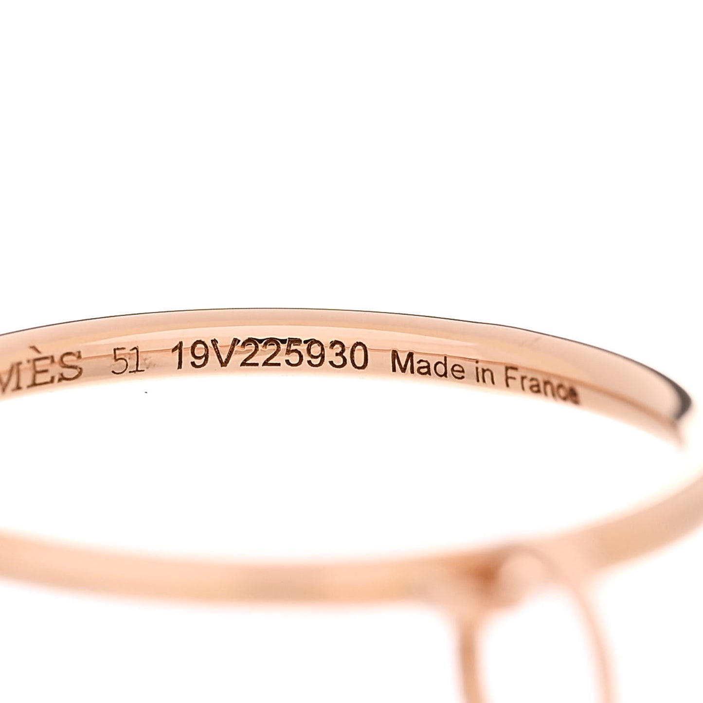 18K Rose Gold Diamond Gambade Ring 51 5.75