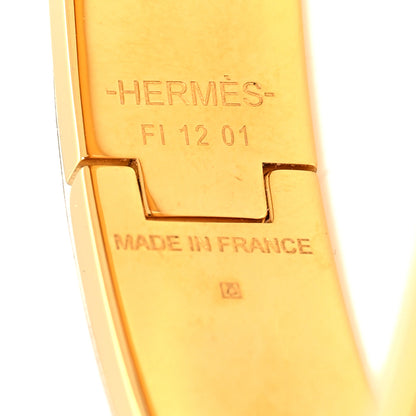 Hermes Enamel Narrow Clic Clac H Bracelet PM Malachite 5 of 5