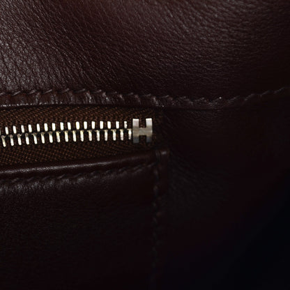 Hermes Toile Swift Birkin 35 Chocolate 12 of 25