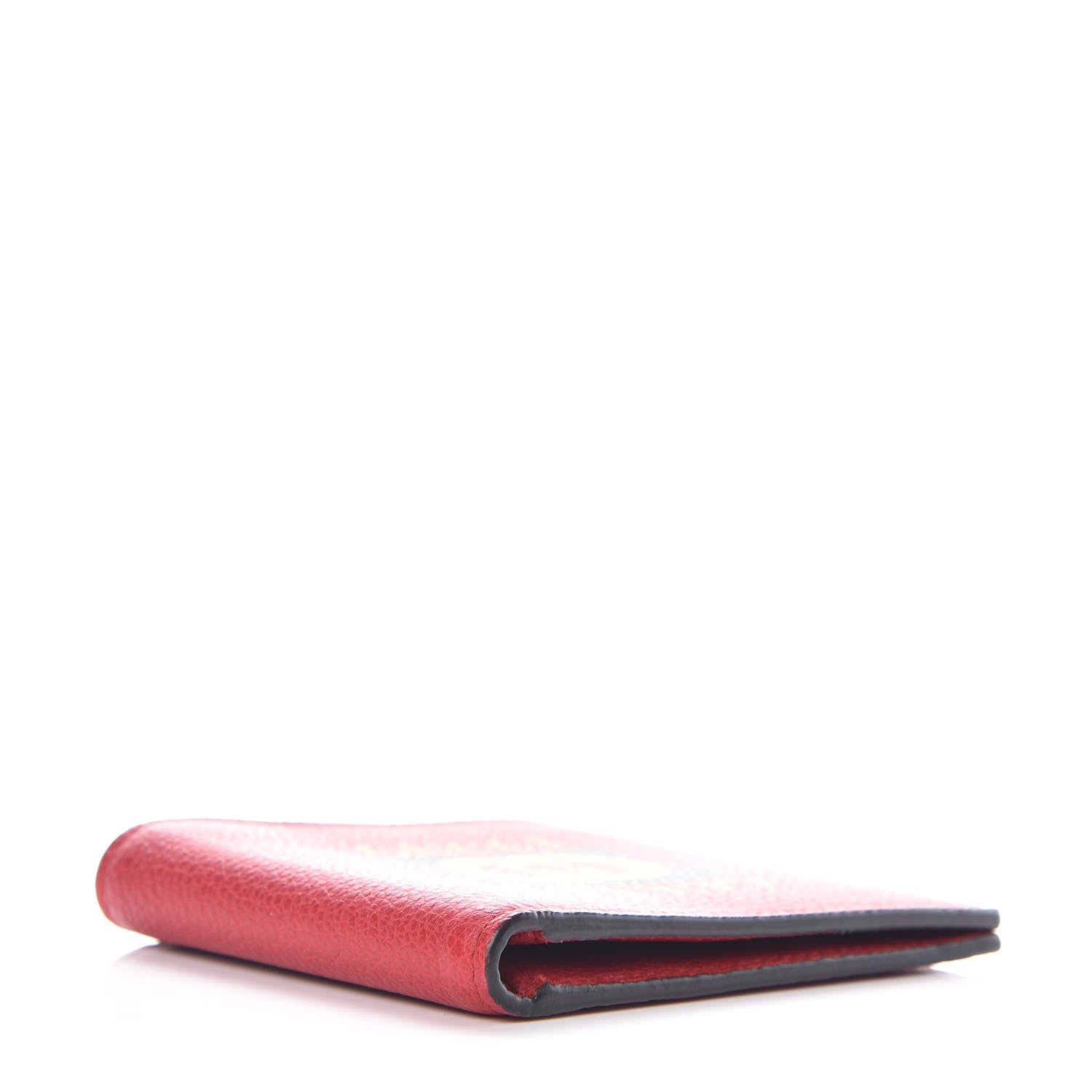Gucci Calfskin Logo Bi-Fold Wallet Red 4 of 10