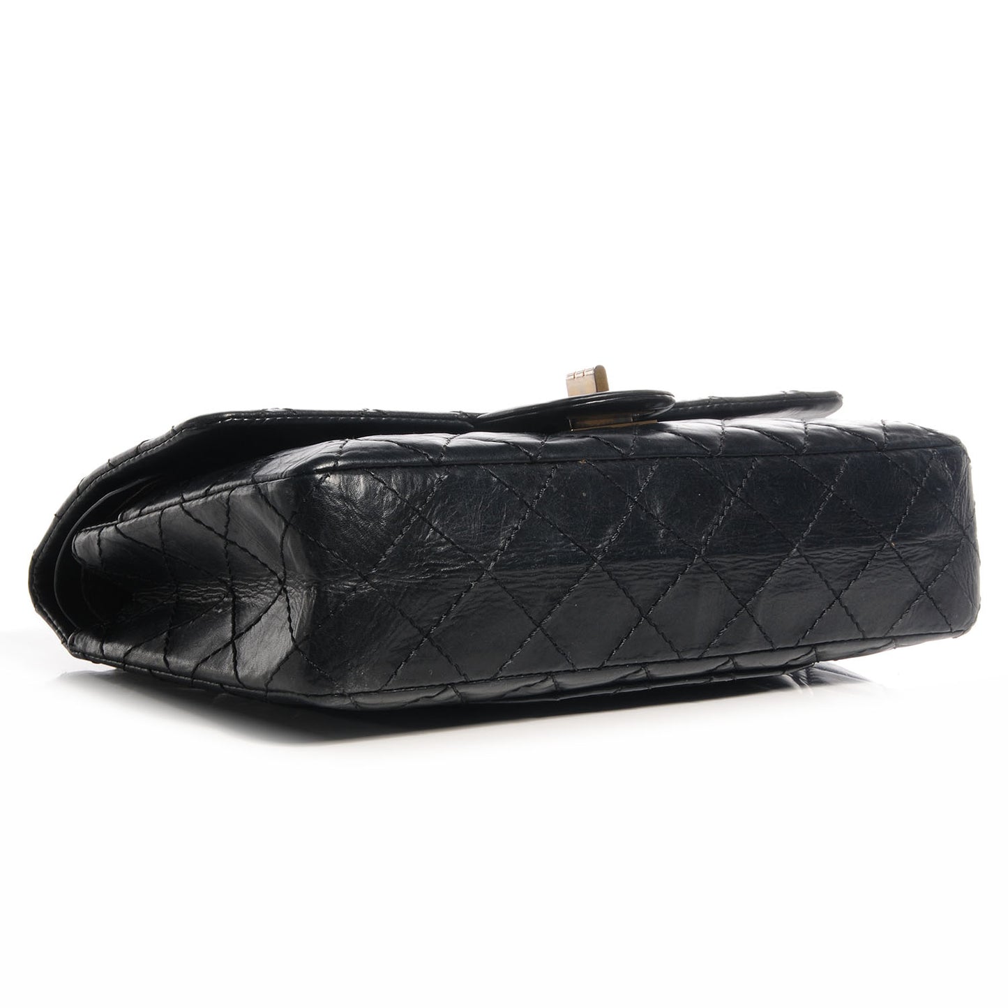 Aged Calfskin 50th Anniversary 2.55 Reissue 225 Flap Black