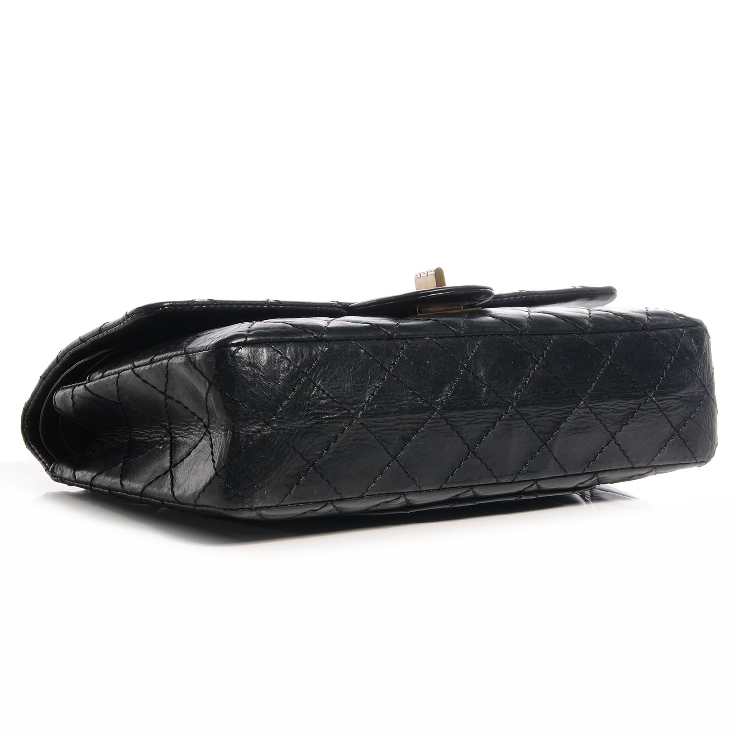 Chanel Aged Calfskin 50th Anniversary 2.55 Reissue 225 Flap Black 4 of 9