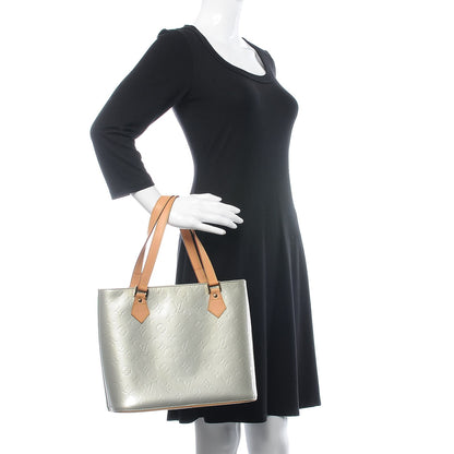 Louis Vuitton Vernis Houston Silver 2 of 9