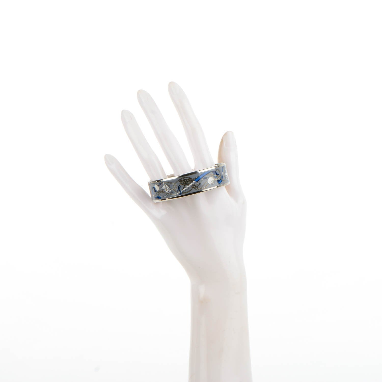 Hermes Enamel Printed Wide Bracelet 65 2 of 6