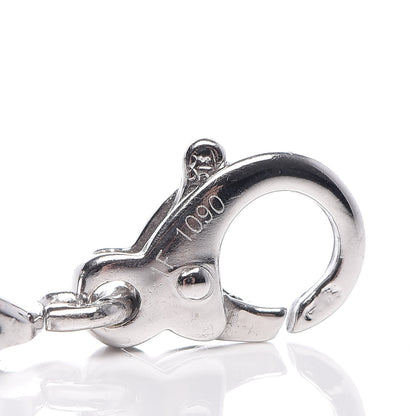 Chanel 18K White Gold Camellia Flower Charm 4 of 4