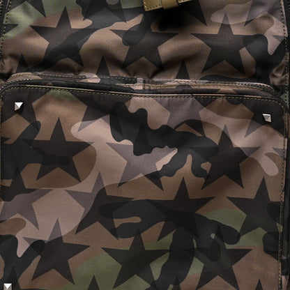 Valentino Garavani Nappa Canvas Camustars Backpack Army Green 8 of 10
