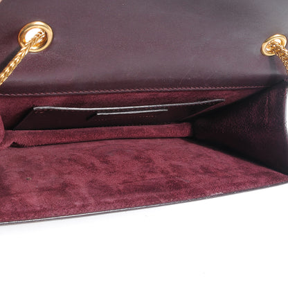 Saint Laurent Suede Small Betty Burgundy 5 of 7