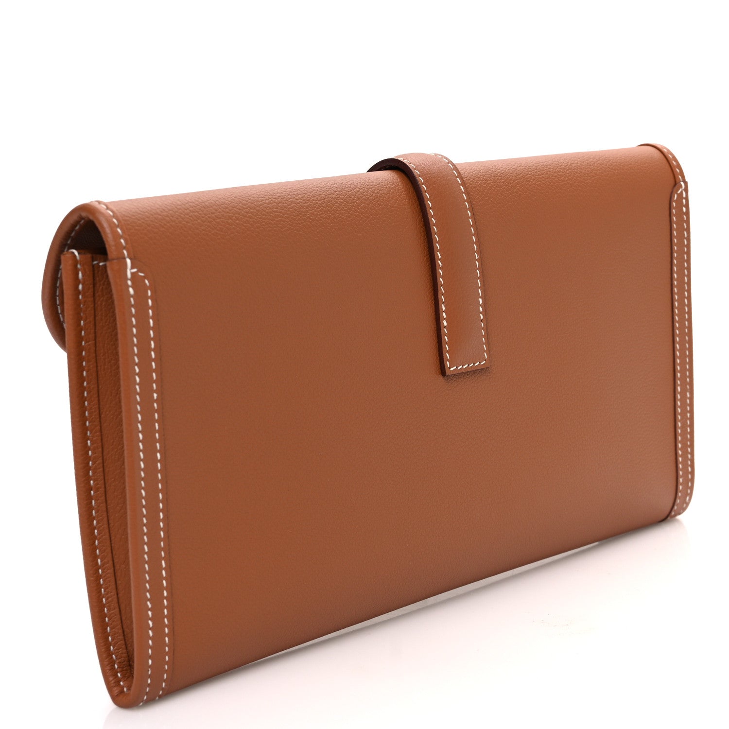 Hermes Evercolor Jige Elan 29 Clutch Gold 3 of 10