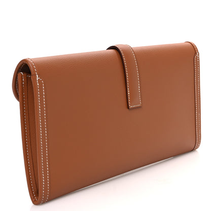 Hermes Evercolor Jige Elan 29 Clutch Gold 3 of 10