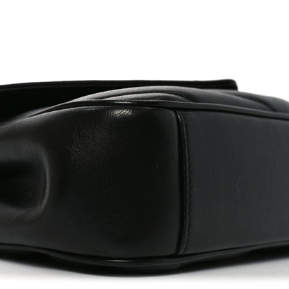 Saint Laurent Lambskin Chevron Quilted Small Loulou Bag Black 10 of 11