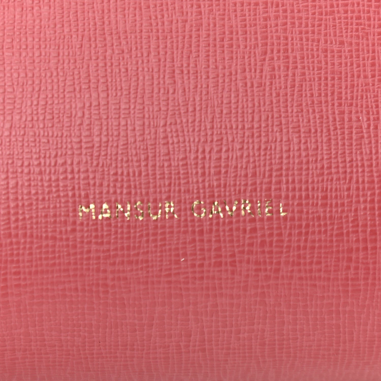Mansur Gavriel Saffiano Mini Mini Bucket Bag Blush 6 of 10