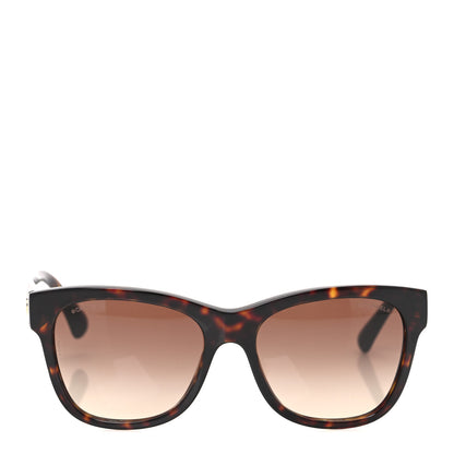 Chanel Acetate Runway Square Sunglasses 5380 Dark Tortoise 2 of 8