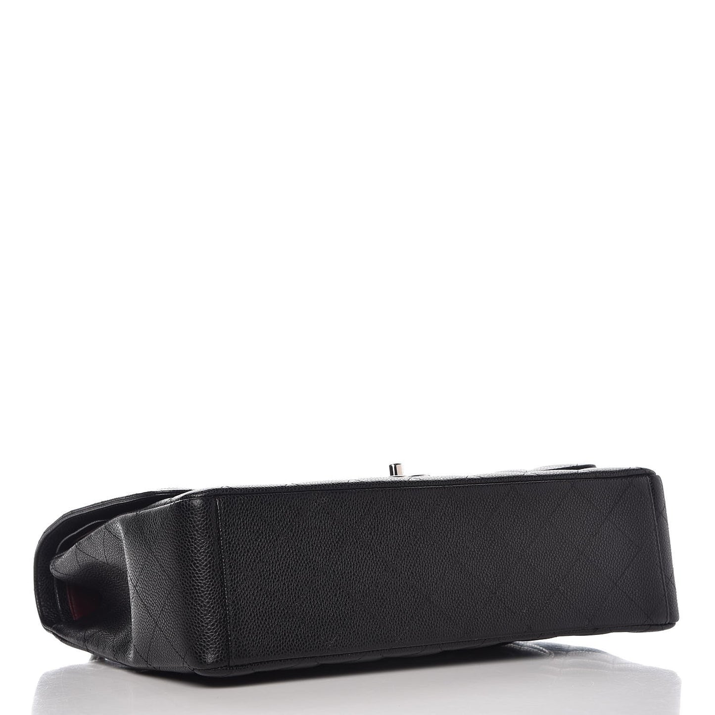 Caviar Quilted Maxi Double Flap Black