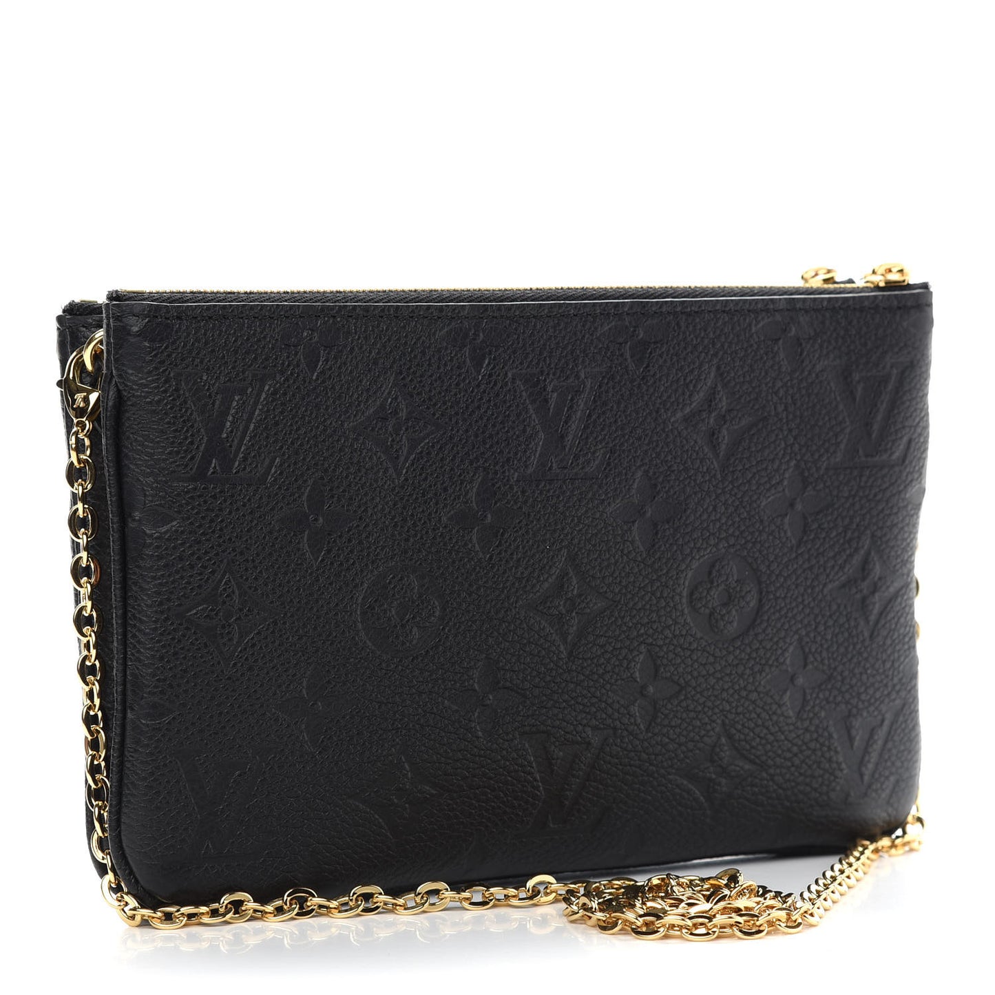 Empreinte Double Zip Pochette Black