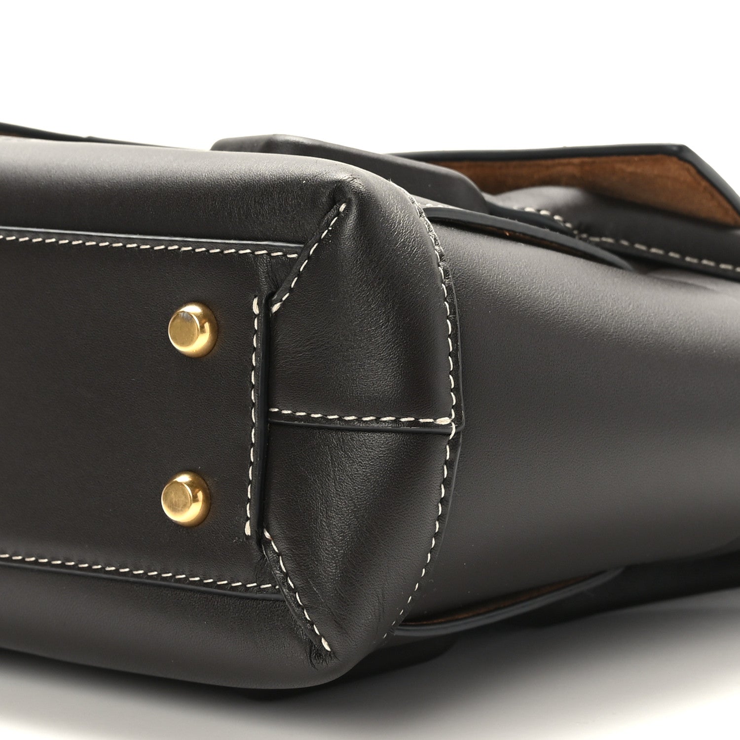 Bottega Veneta French Calfskin Maxi Intrecciato Small Arco Black 8 of 9