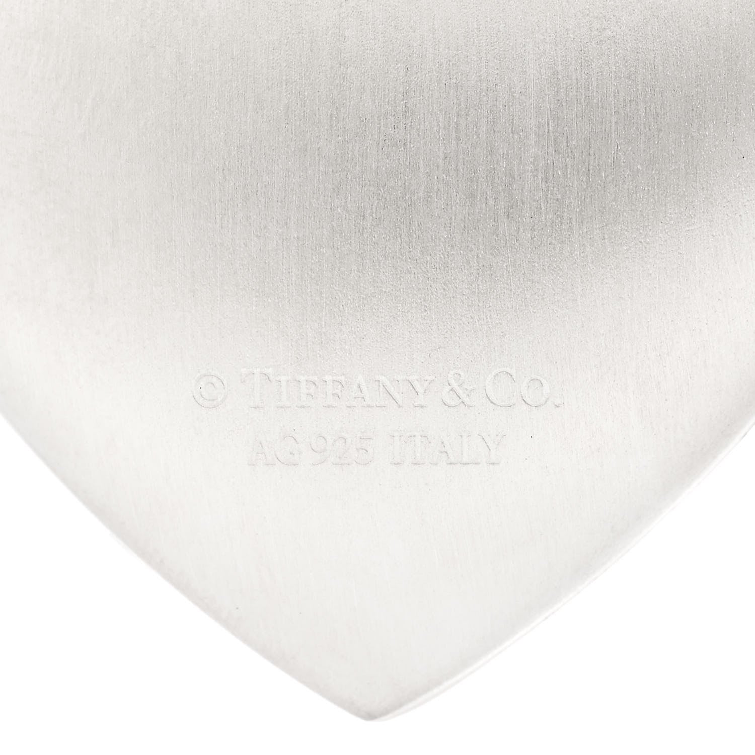 Tiffany Sterling Silver Large Ziegfeld Daisy Heart Locket Pendant 4 of 6