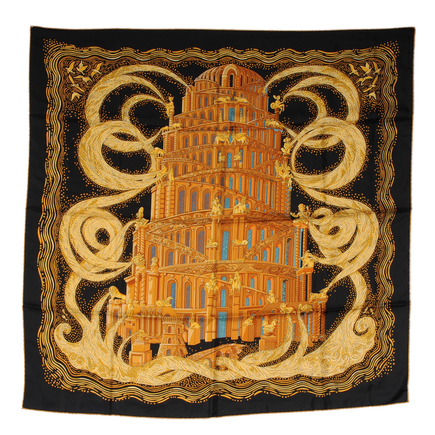 Silk Les Rivieres de Babel Scarf 90