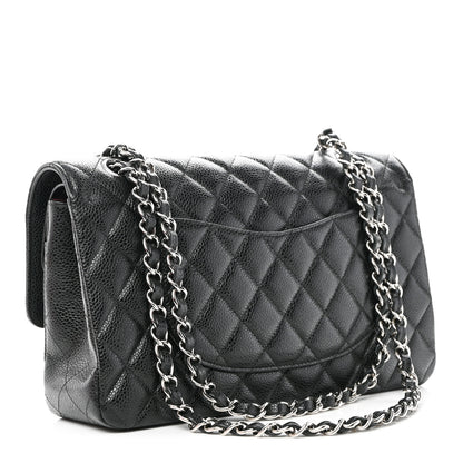Chanel Caviar Quilted Medium Double Flap Black 3 of 10