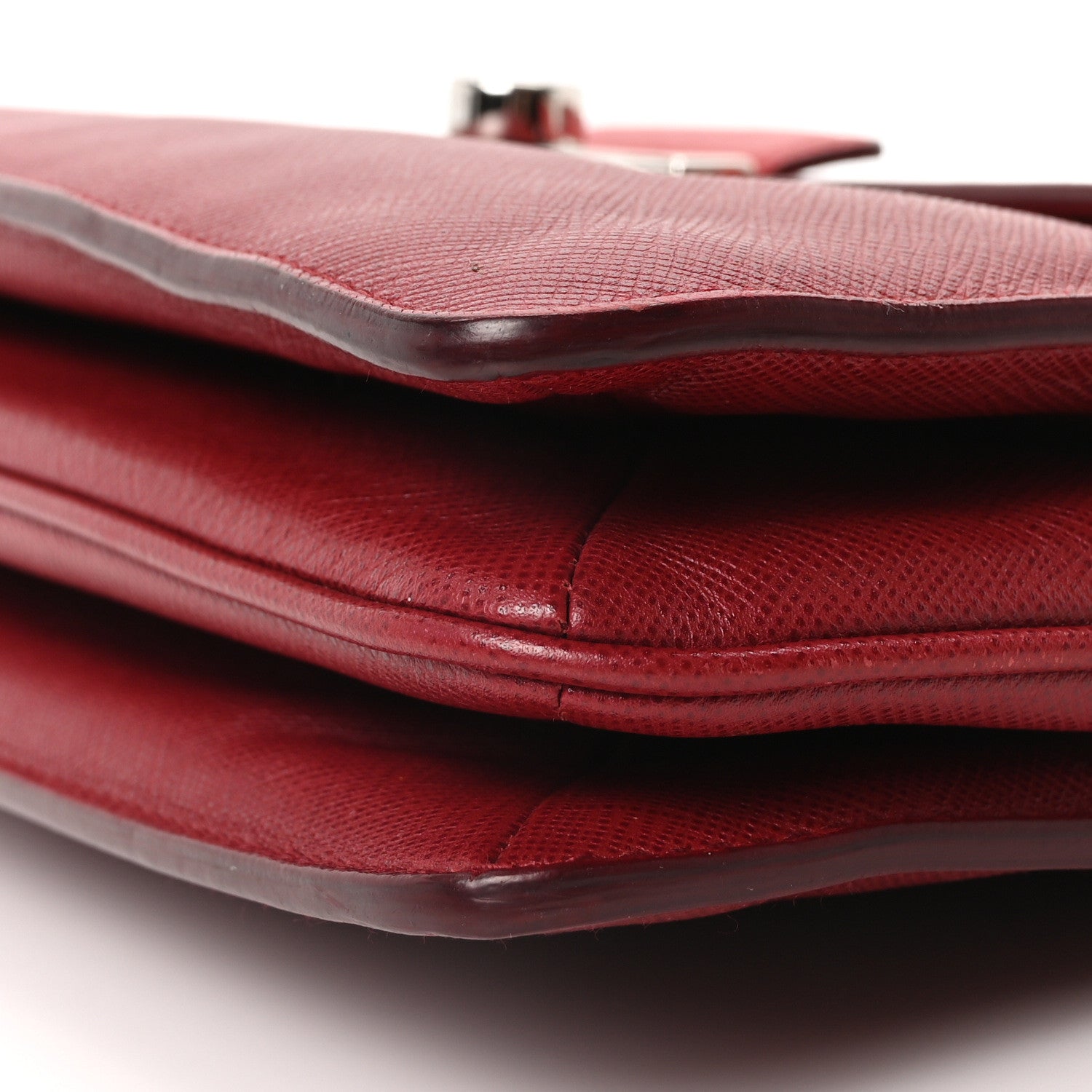 Prada Saffiano Soft Sound Shoulder Bag Rosso 10 of 10
